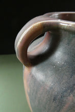 Load image into Gallery viewer, 1940s British Art Pottery Upchurch Vase Pink and Grey Colour
