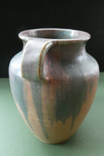 Load image into Gallery viewer, 1940s British Art Pottery Upchurch Vase Pink and Grey Colour
