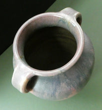 Load image into Gallery viewer, 1940s British Art Pottery Upchurch Vase Pink and Grey Colour
