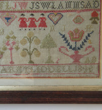 Load image into Gallery viewer, Early Victorian Scottish Sampler Framed Dated 1848
