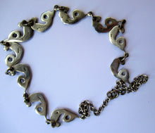 Load image into Gallery viewer, Vintage Iona Silver Necklace John Hart after Alexander Ritchie Scottish Silver
