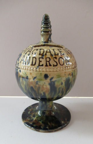 Scottish Pottery Kirkcaldy Antique Pirlie Money Box Bank