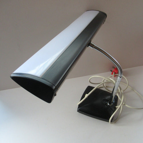 1960s Japanese Extra Long Shade Desk Lamp Piano Lamp. Space Age