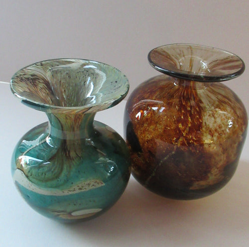 Pair of Vintage Mdina Vases