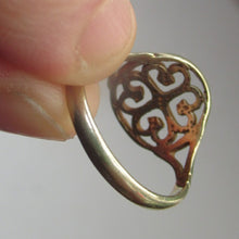 Load image into Gallery viewer, 1970s Scottish 9ct Gold Ring. Ortak Design St Magnus  Cross
