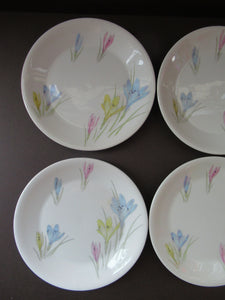 1950s Norwegian Figgjo Flint Crocus Pattern Side Plate