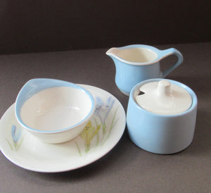 1950s Norwegian Figgjo Flint Crocus Pattern Ceramics