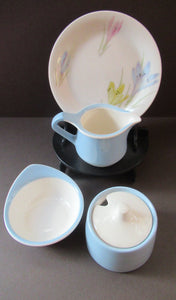 1950s Norwegian Figgjo Flint Crocus Pattern Ceramics