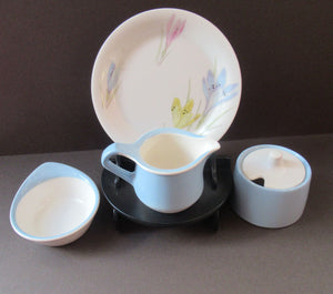 1950s Norwegian Figgjo Flint Crocus Pattern Ceramics