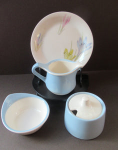 1950s Norwegian Figgjo Flint Crocus Pattern Ceramics