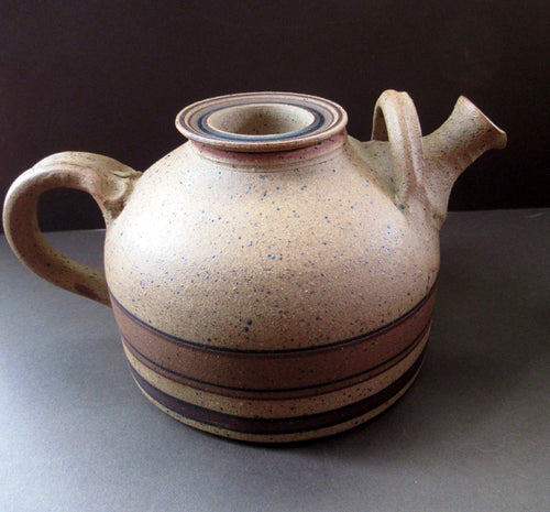 1970s Danish Studio Pottery Teapot by Jesper Packness, Denmark. Copenhagen