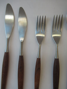 1960s SWEDISH Cutlery by Wallin Brothers. SAFIR Design