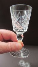 Load image into Gallery viewer, Eight Edinburgh Crystal Liqueur Glasses Glenshee 1960s
