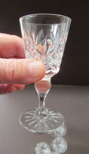 Load image into Gallery viewer, Eight Edinburgh Crystal Liqueur Glasses Glenshee 1960s
