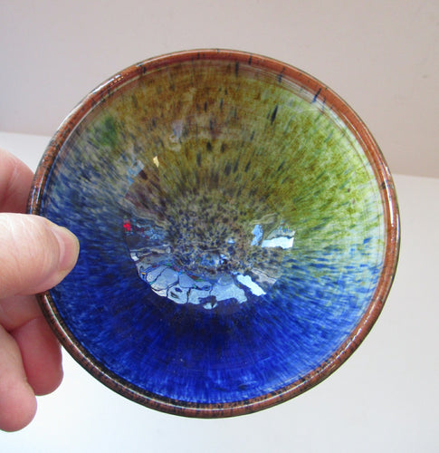 1960s Swedish Art Pottery Bowl Agge Ahlin, Visby