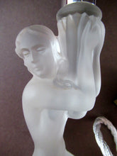 Load image into Gallery viewer, 1930s Walther &amp; Sohne German Art Deco Frosted Glass Nude Table Lamp
