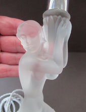 Load image into Gallery viewer, 1930s Walther &amp; Sohne German Art Deco Frosted Glass Nude Table Lamp
