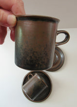 Load image into Gallery viewer, Set of Six Ruska Smaller Coffee Cups and Saucers 1960s Ulla Procope. Made in Finland
