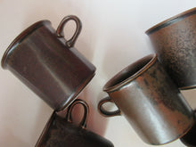 Load image into Gallery viewer, Set of Six Ruska Smaller Coffee Cups and Saucers 1960s Ulla Procope. Made in Finland
