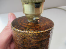 Load image into Gallery viewer, 1960s Swedish Art Pottery Stoneware Table Lamp
