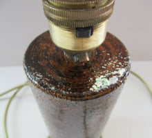 Load image into Gallery viewer, 1960s Swedish Art Pottery Stoneware Table Lamp
