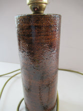 Load image into Gallery viewer, 1960s Swedish Art Pottery Stoneware Table Lamp
