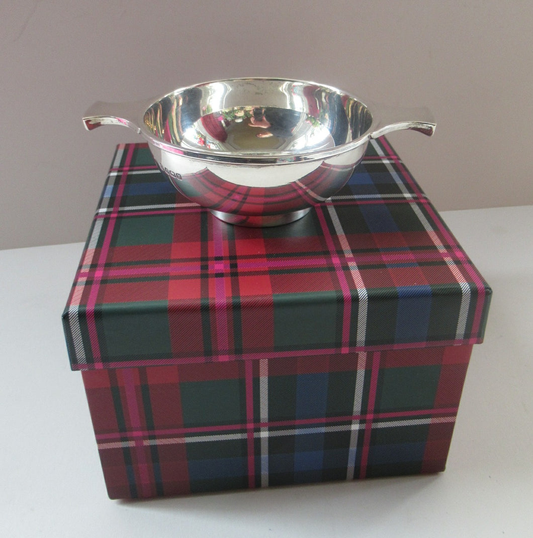 1930s Solid Silver Quaich Hallmarked Birmingham 1937