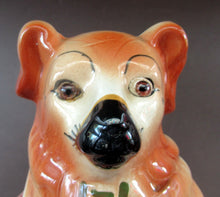 Load image into Gallery viewer, Scottish Pottery Victorian Bo&#39;ness Pottery Spaniels or Chimney Dogs 1900
