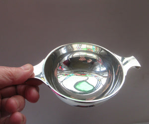 1930s Solid Silver Quaich Hallmarked Birmingham 1937