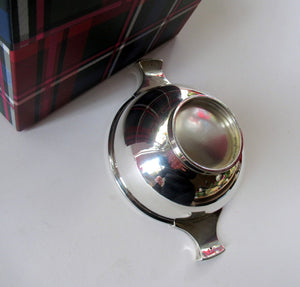 1930s Solid Silver Quaich Hallmarked Birmingham 1937