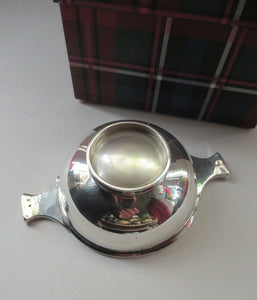 1930s Solid Silver Quaich Hallmarked Birmingham 1937