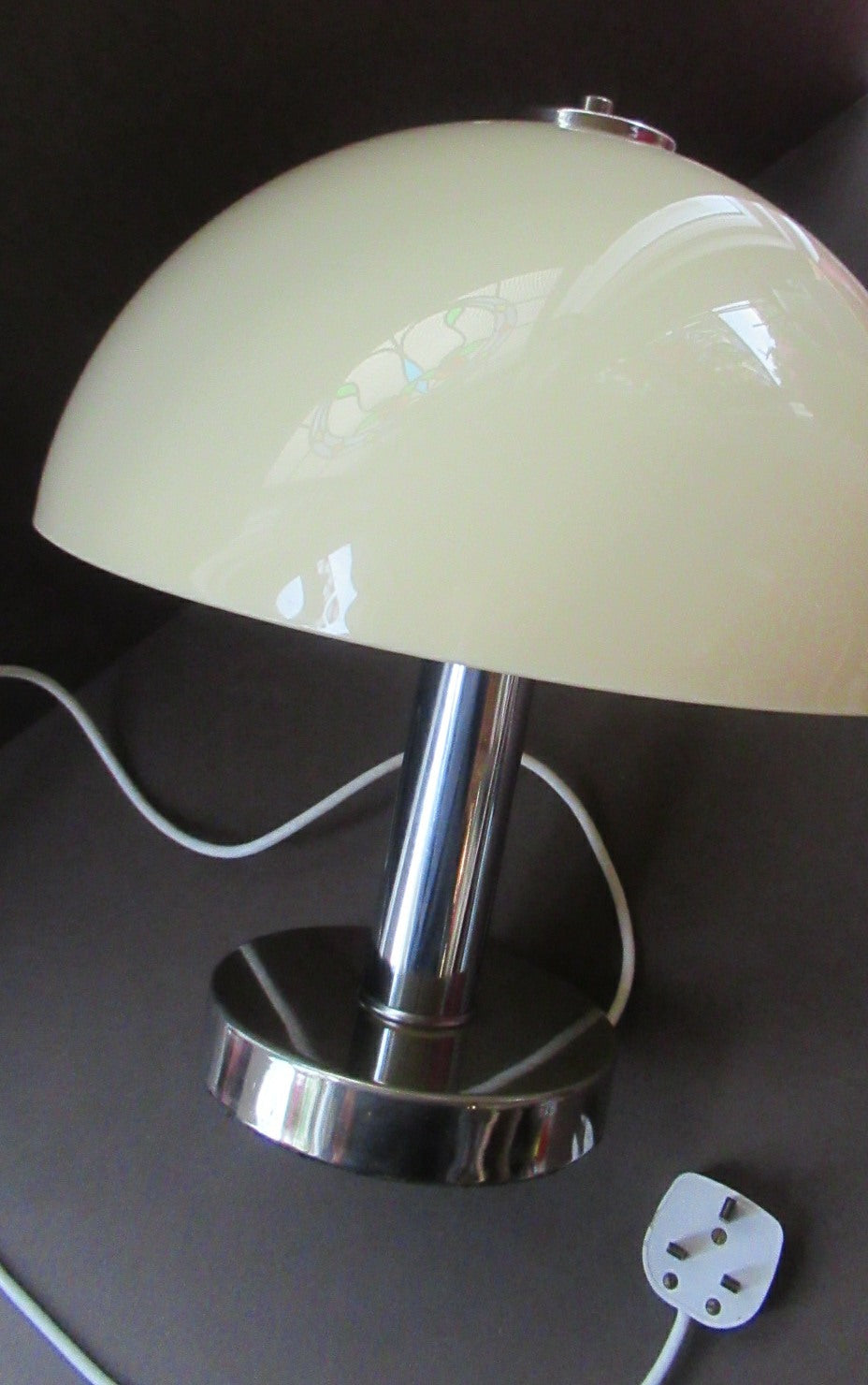 Vintage plastic deals mushroom lamp