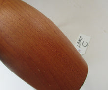 Load image into Gallery viewer, Vintage 1960s Turned Solid Teak Table Lamp
