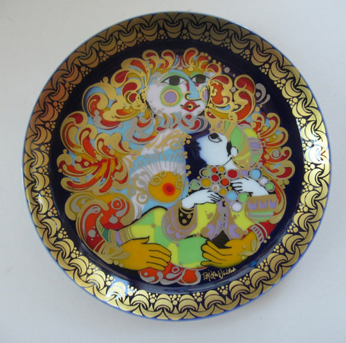 1970s Rosenthal Wall Plate Bjorn Wiinblad Aladdin and his Lamp