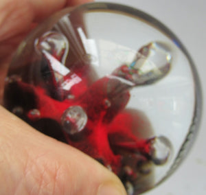 Pair of Vintage Miniature Perthshire Glass Paperweights