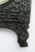 Load image into Gallery viewer, 19th Century Anglo Indian Delhi Miniature Carved Ebony Frame
