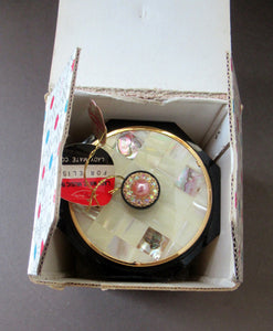 Vintage Lady-Mate Music Box Desk Top Musical Compact