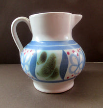 Load image into Gallery viewer, Scottish Buchan Pottery Portobello Stoneware Jug with Abstract Floral Pattern
