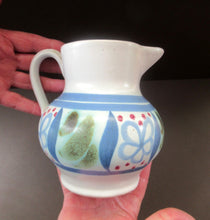 Load image into Gallery viewer, Scottish Buchan Pottery Portobello Stoneware Jug with Abstract Floral Pattern
