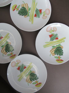 Winterling Marktleuthen 1960s Salad Ware Pattern Side Plates