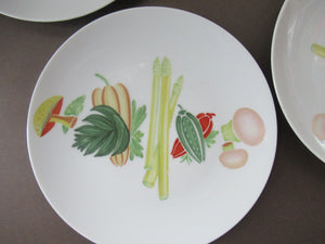 Winterling Marktleuthen 1960s Salad Ware Pattern Side Plates