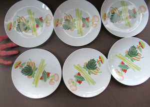 Winterling Marktleuthen 1960s Salad Ware Pattern Side Plates