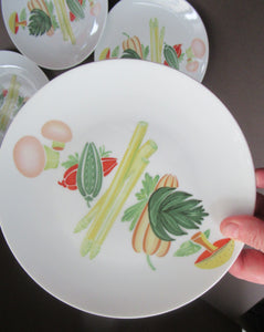 Winterling Marktleuthen 1960s Salad Ware Pattern Side Plates