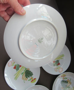 Winterling Marktleuthen 1960s Salad Ware Pattern Side Plates