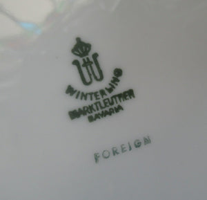 Winterling Marktleuthen 1960s Salad Ware Pattern Side Plates