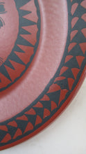Load image into Gallery viewer, 1960s Scottie Wilson Small Plate or Saucer Terracotta 6  1/4 inches
