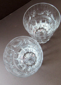 1930s Large Art Deco Whisky Tumblers Art Deco Webb Corbett