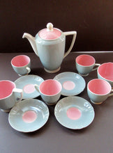 Load image into Gallery viewer, John Wadsworth Minton Solano Ware 1940s Green and Pink
