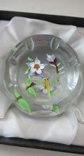 Load image into Gallery viewer, Vintage Allan Scott J Glass Jay Glass Lampwork Scottish Paperweight with Dragonfly
