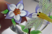 Load image into Gallery viewer, Vintage Allan Scott J Glass Jay Glass Lampwork Scottish Paperweight with Dragonfly
